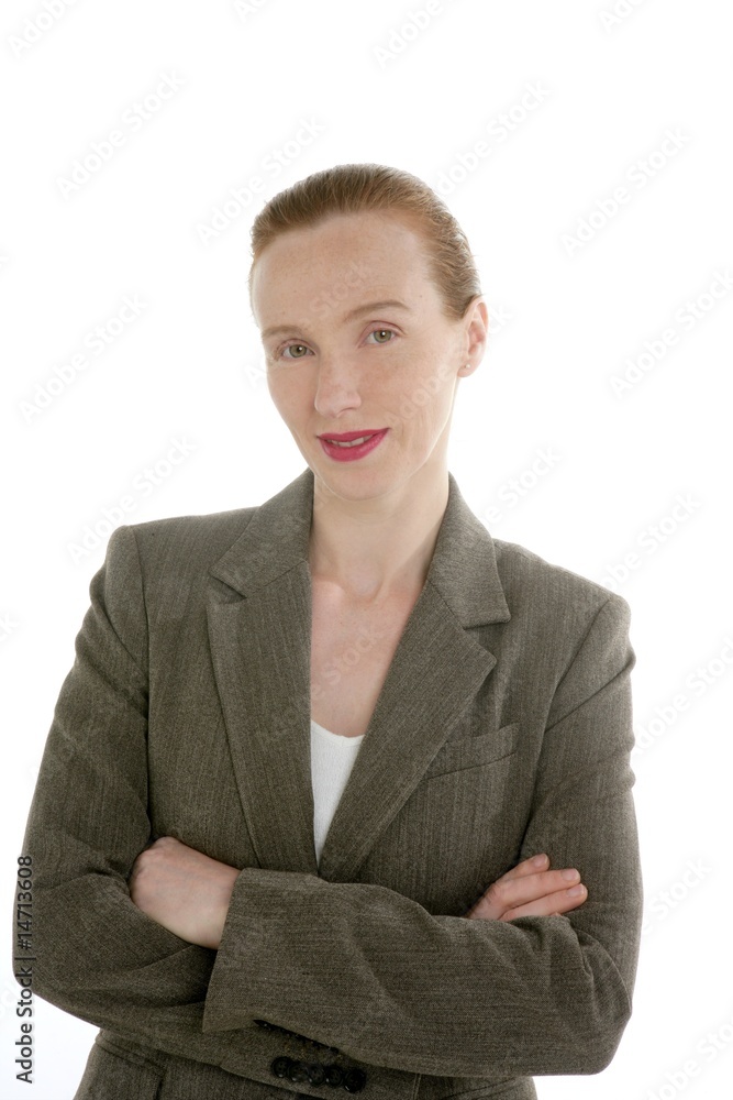 Beautiful redhead business woman portrait Beautiful redhead business woman portrait