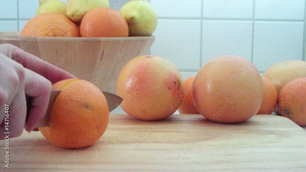 Obst schneiden Obst schneiden