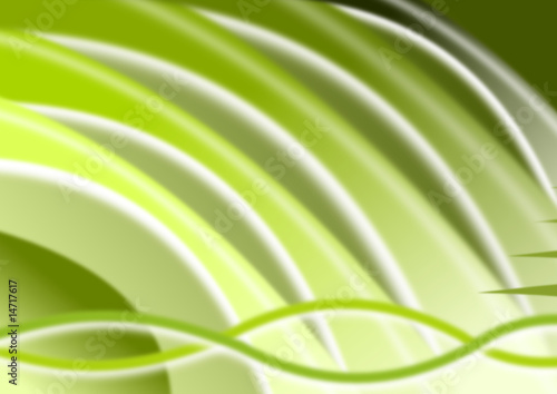 Welle und Linien als Design