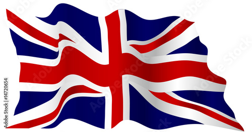 Wavy british flag