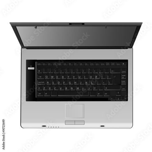 laptop (top view)
