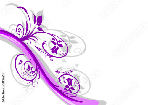 Floral Design als Hintergrund