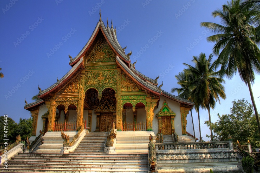 Temple in Luang Prabang, Lao / Laos Temple in Luang Prabang, Lao / Laos