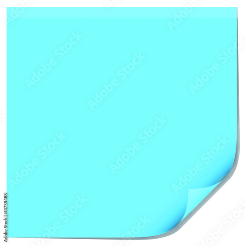 Notepaper bleue