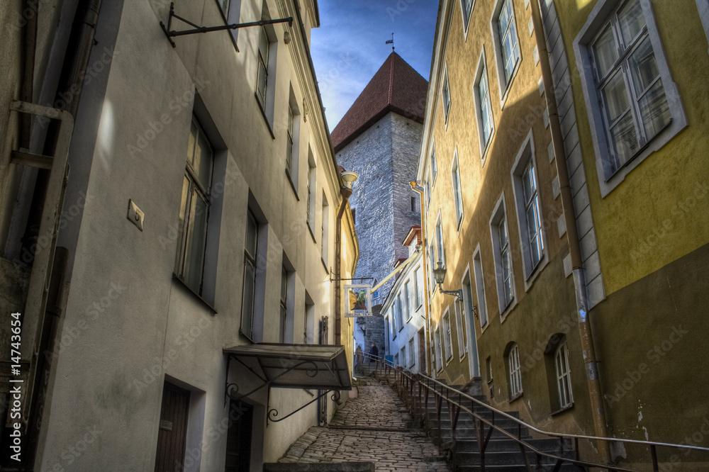old street in Tallinn