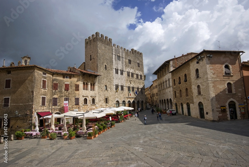 Obraz na płótnie Toscana, Massa Marittima, Piazza del Duomo 1