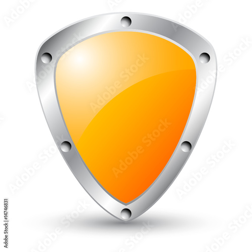 Orange shield