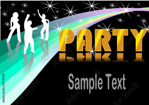 Poster für Party