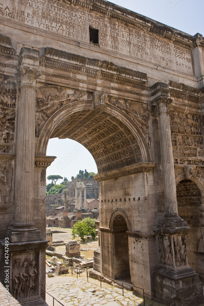 Roman Forum Through ARch
