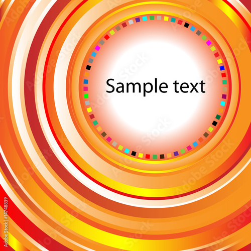 Background with Colorful Circles
