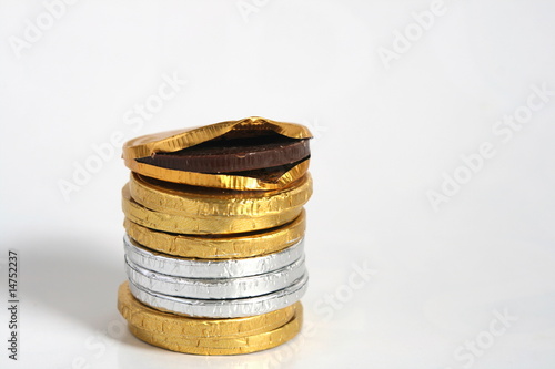 chocolate coins