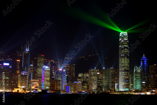 Wallpaper Mural Night light show, Kowloon, Hongkong Torontodigital.ca