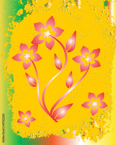 abstrakter floraler hintergrund