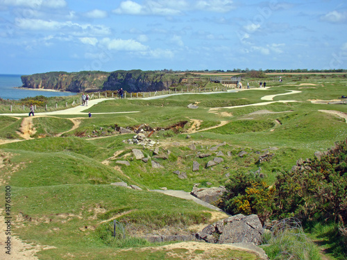 La pointe du Hoc - débarquement en Normandie photo