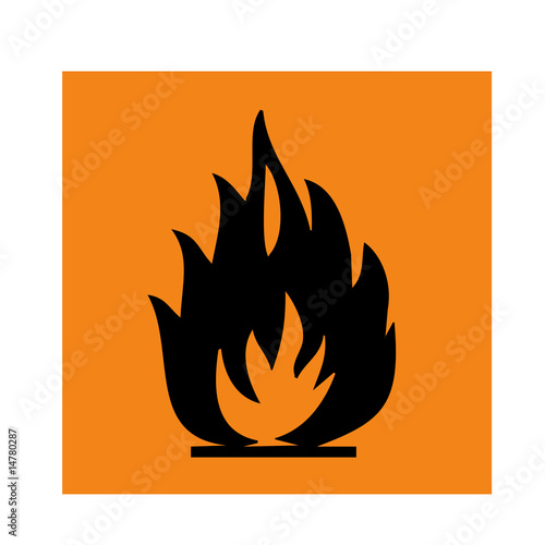 flammable liquid danger sign