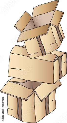 Karton, Umzug, Paket, Umzugskartons