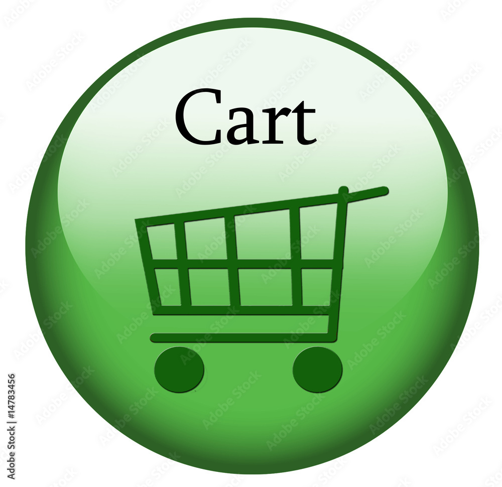 Pulsante web shopping cart Pulsante web shopping cart