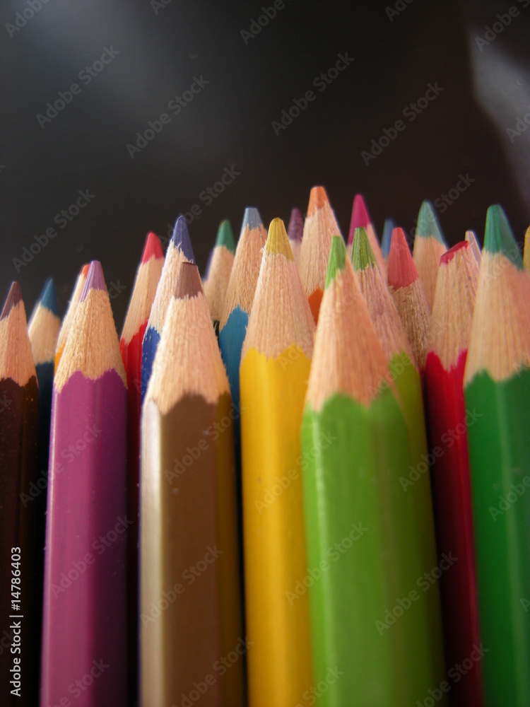  Buntstifte Stock Photo 