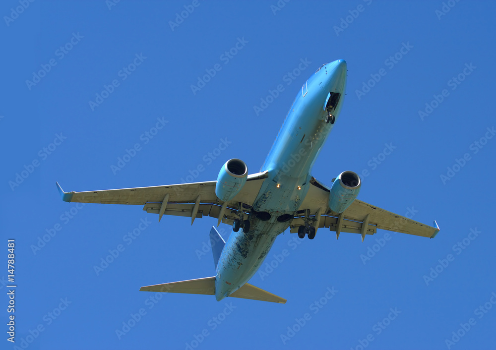 Obraz premium blue plane