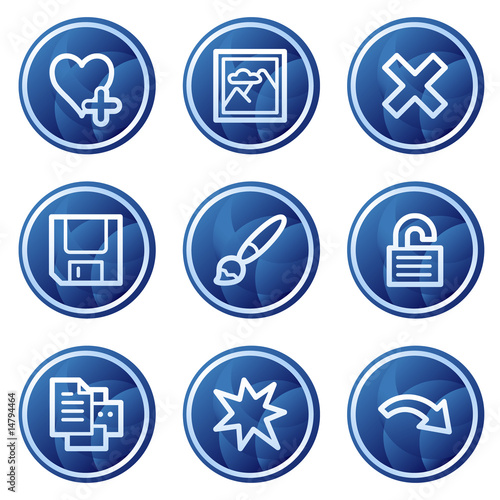 Image viewer web icons set 2, blue circle buttons series © Sergiy Timashov