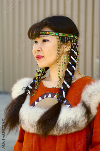 Beautiful chukchi woman photo
