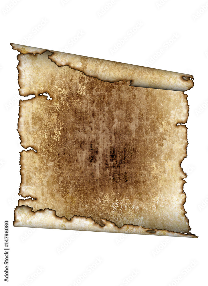Old rough antique parchment paper scroll, texture background iso Stock  Illustration | Adobe Stock