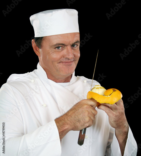 Orange Peeling Chef photo