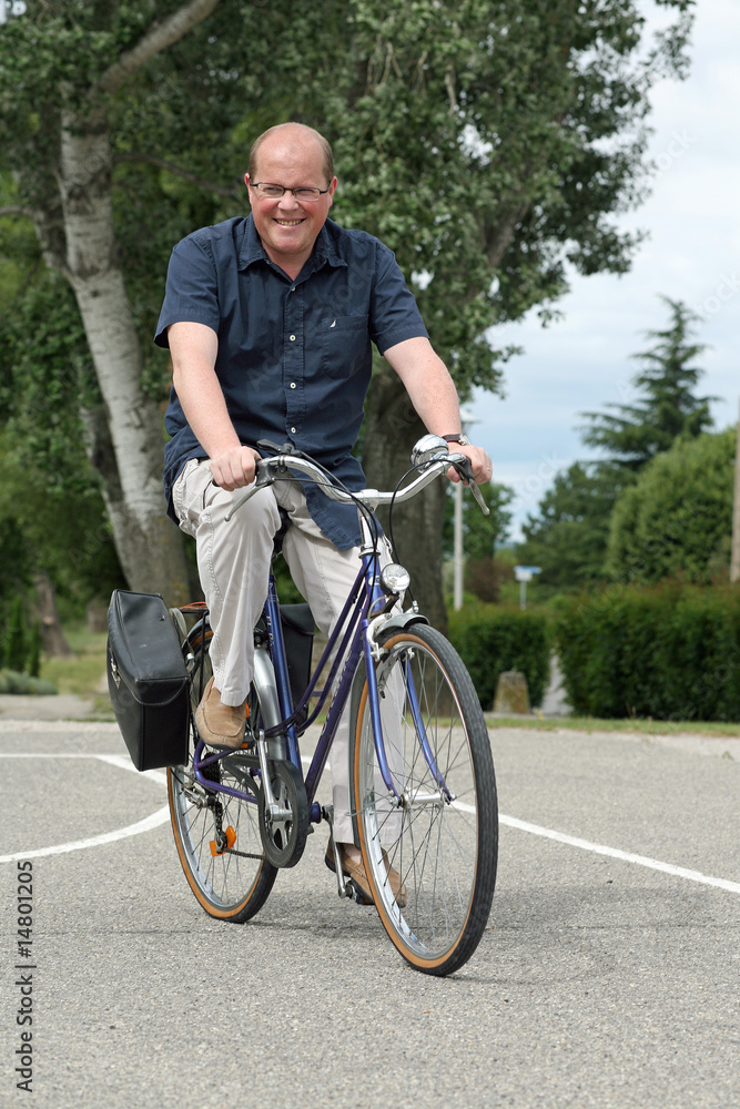 Obraz premium Promenade à vélo