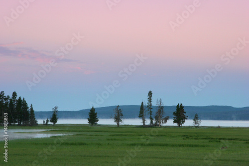 LAC YELLOWSTONE PARK,WYOMING_USA photo