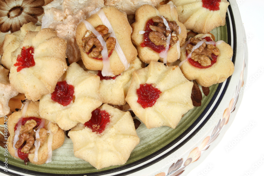 Delicious cookies with jam. Home made bakery. Delicious cookies with jam. Home made bakery.