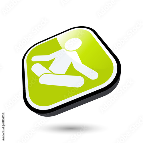 yoga meditation wellness logo