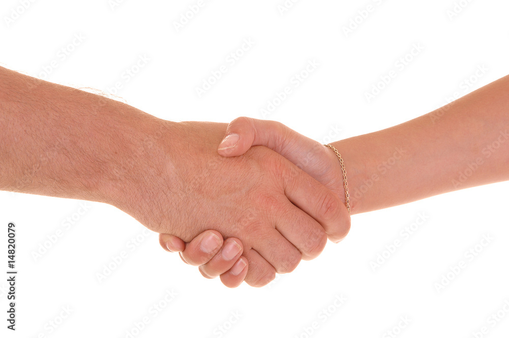 Man and woman hands. Man and woman hands.