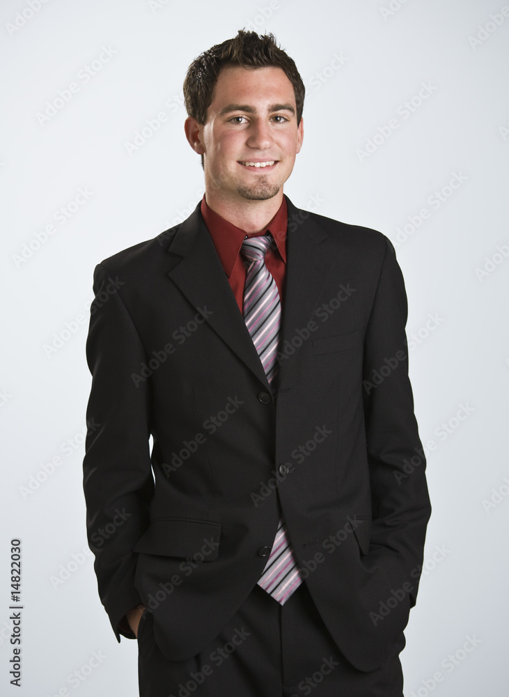 Attractive male looking at the camera Attractive male looking at the camera