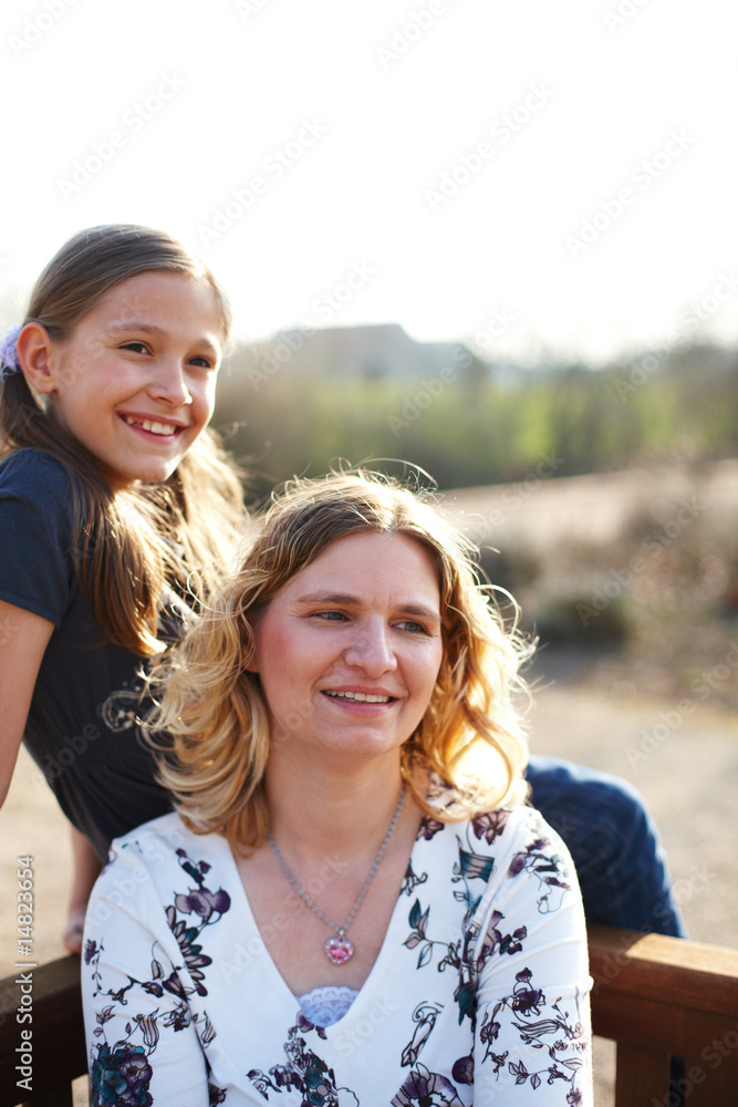 Obraz premium Mutter mit Tochter
