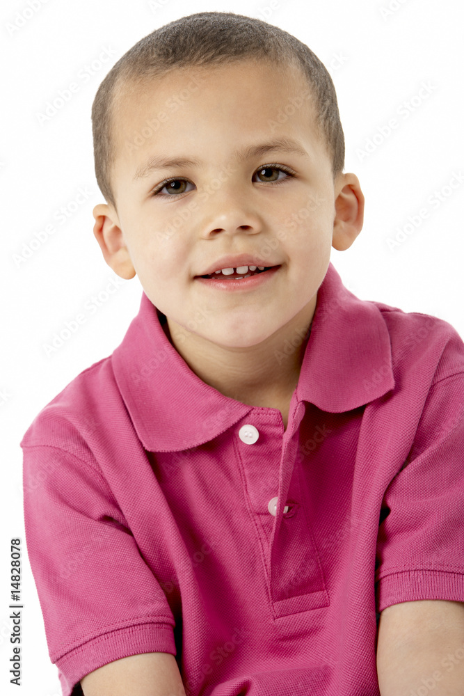 Portrait Of Smiling Young Boy Portrait Of Smiling Young Boy