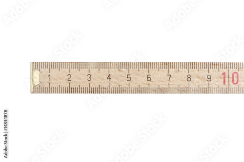 Принти на полотні Foling ruler closeup