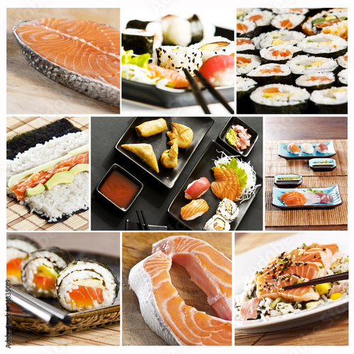 sushi collage #14835019