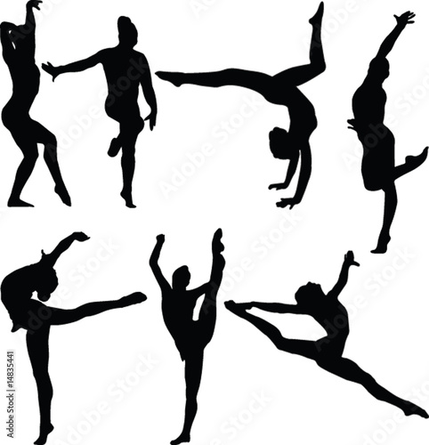 gymnastics collection 2 - vector