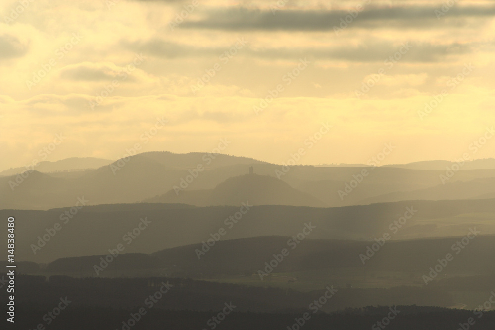 Naklejka premium Blick auf die Eifel