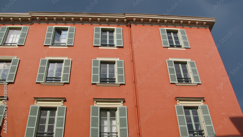 façade ocre façade ocre
