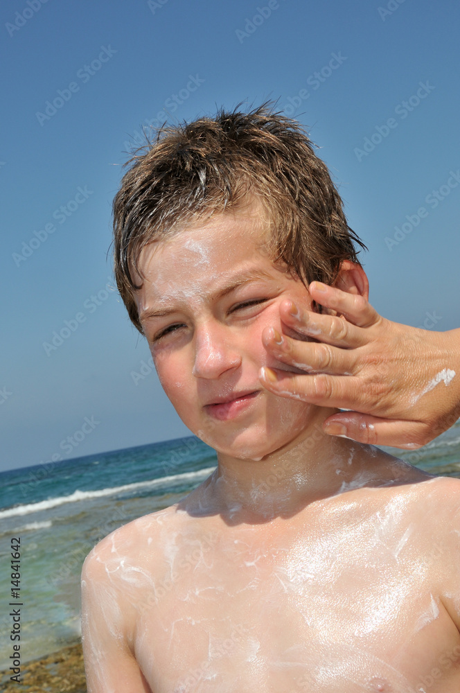 For the first sunburn For the first sunburn