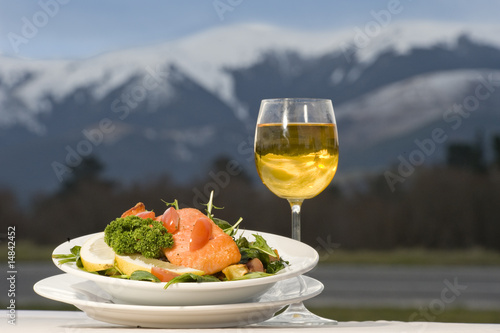 New Zealand salmon meal