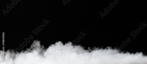 Fotografia fog isolated on black