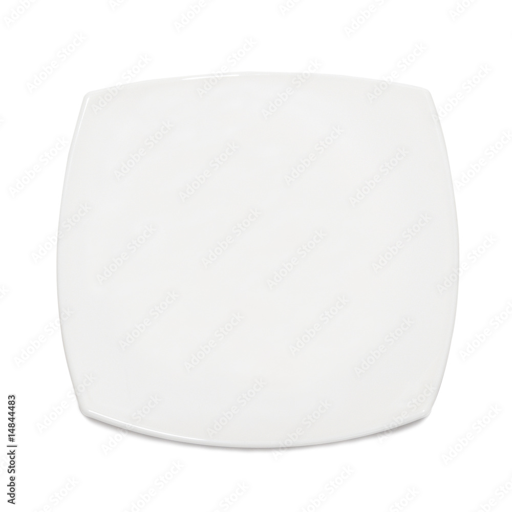 White square plate White square plate