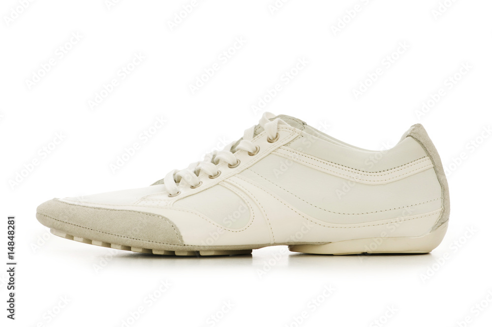 Short shoe isolated on the white background