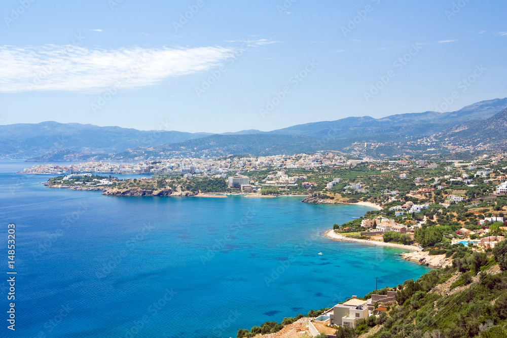 Panoramic view of Agios Nikolaos