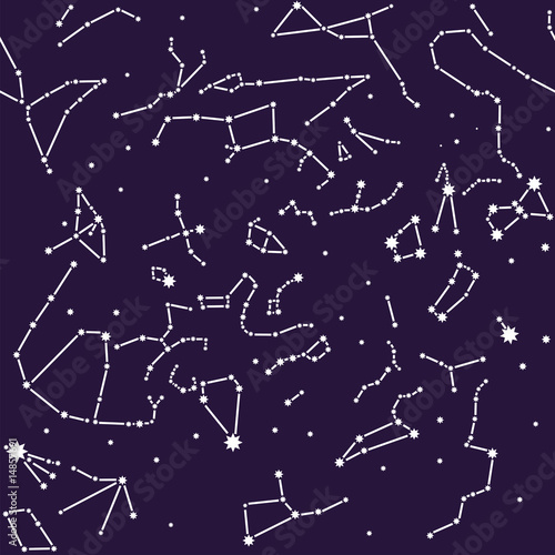constellation seamless background