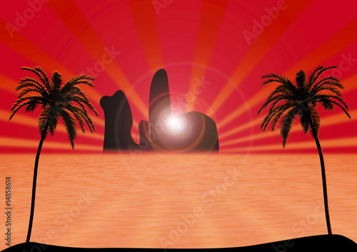tramonto isola perduta
