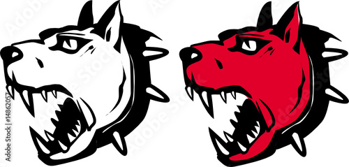 angry dog