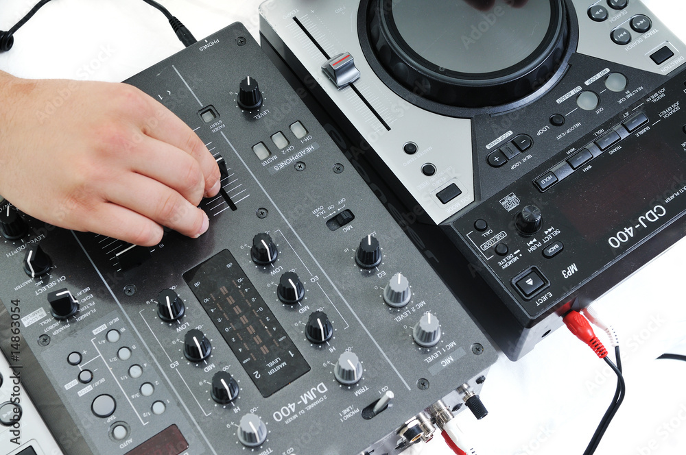 Obraz premium dj gramophone